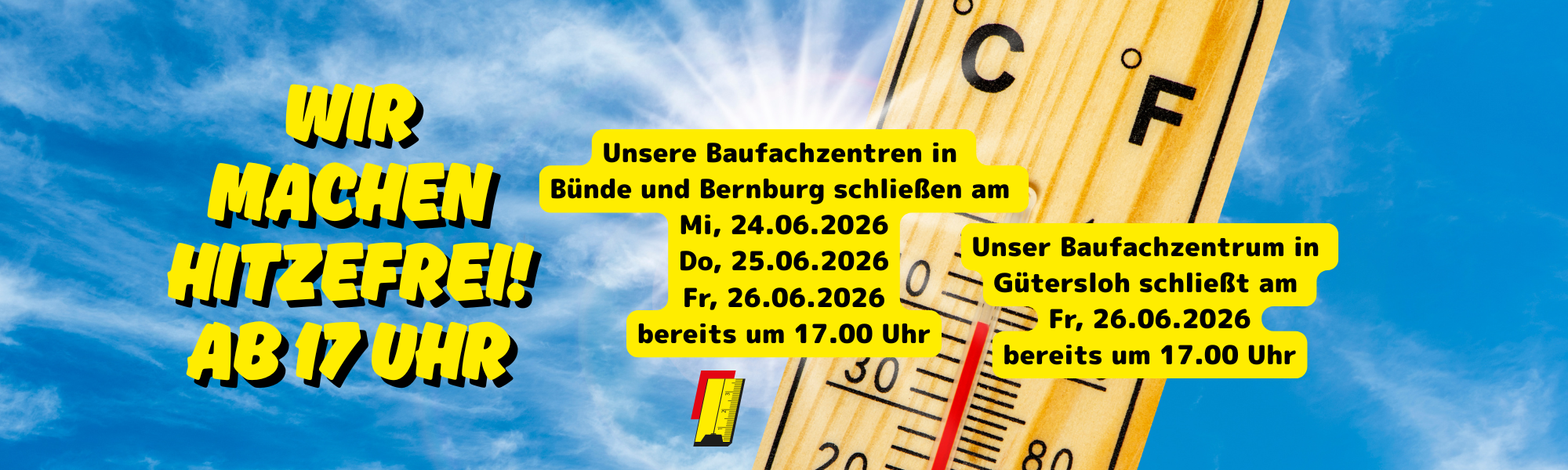Wir machen Hitzefrei!
