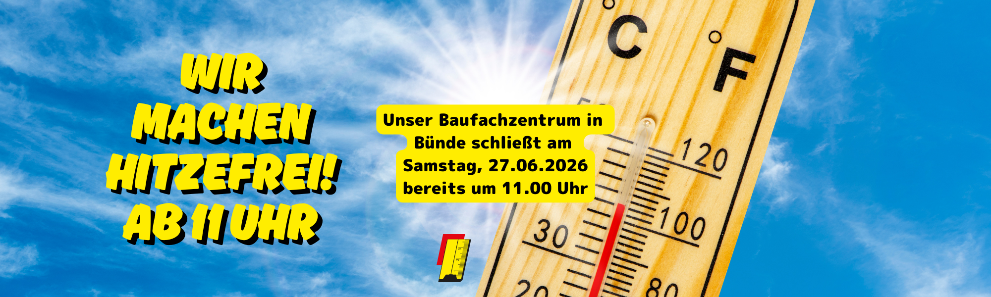 Wir machen Hitzefrei! Samstag in Bünde